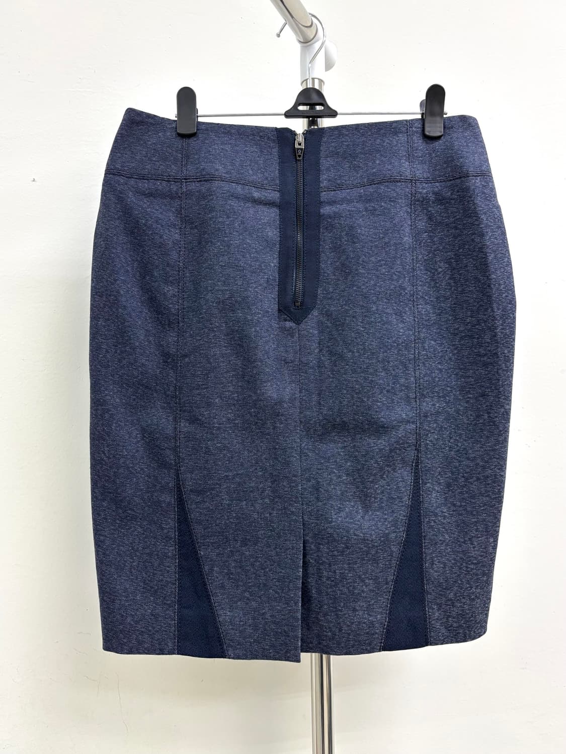빈티지 네이비 미디 스커트 상품이미지5