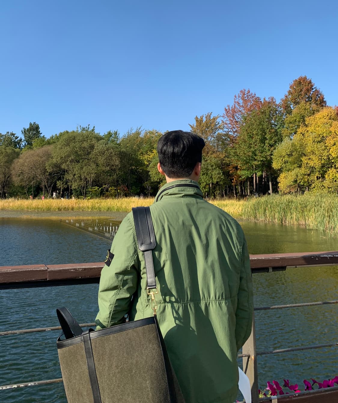 스톤아일랜드 블루종(L) 상품이미지4