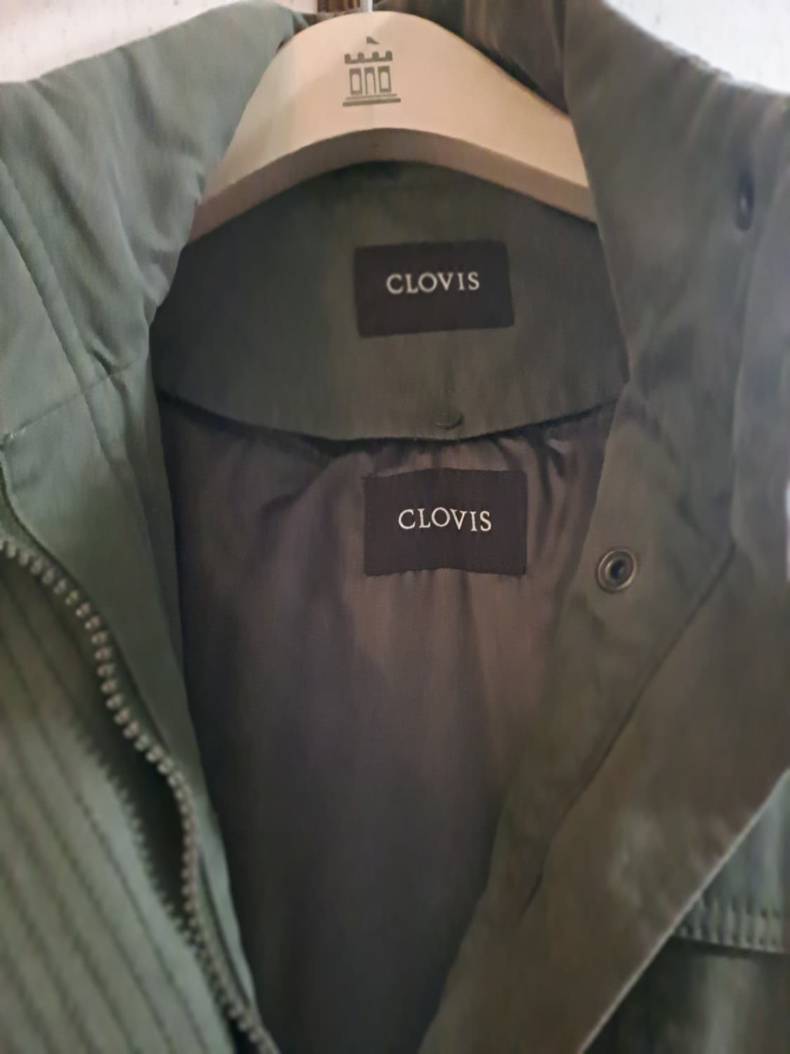 (드라이크리닝 완료)클라비스 카키 야상 상품이미지3