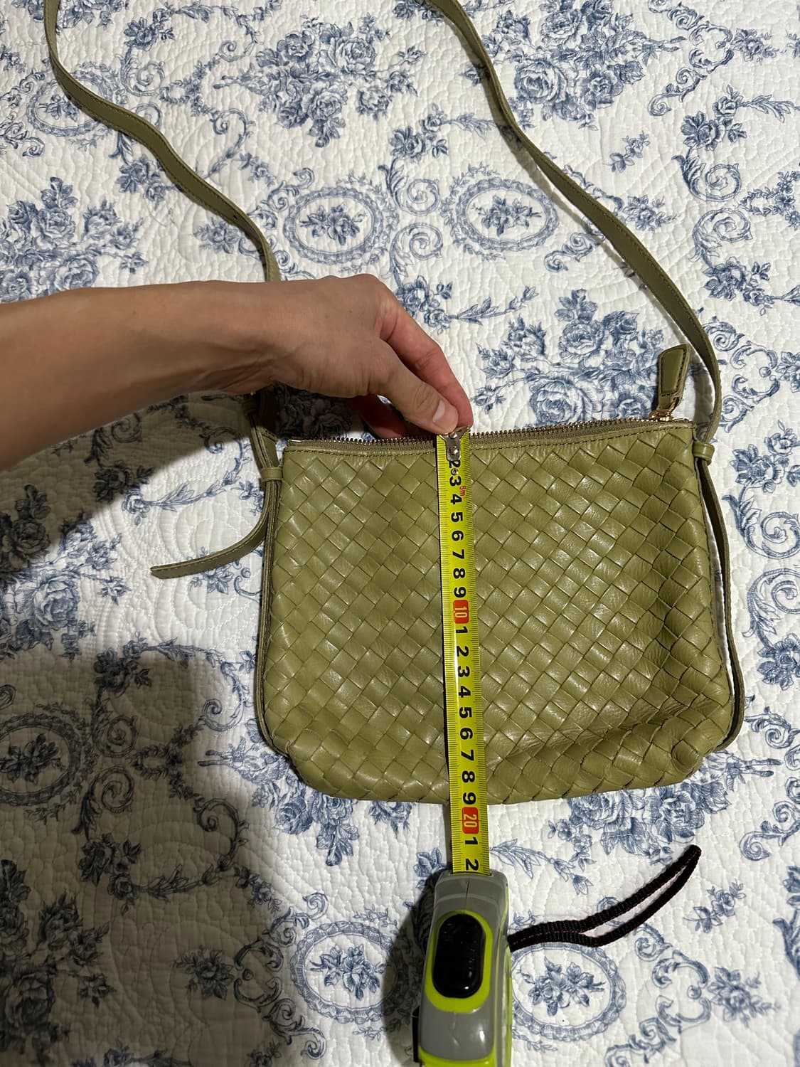 Madewell 보테가스타일 연두 숄더백 크로스백 상품이미지5