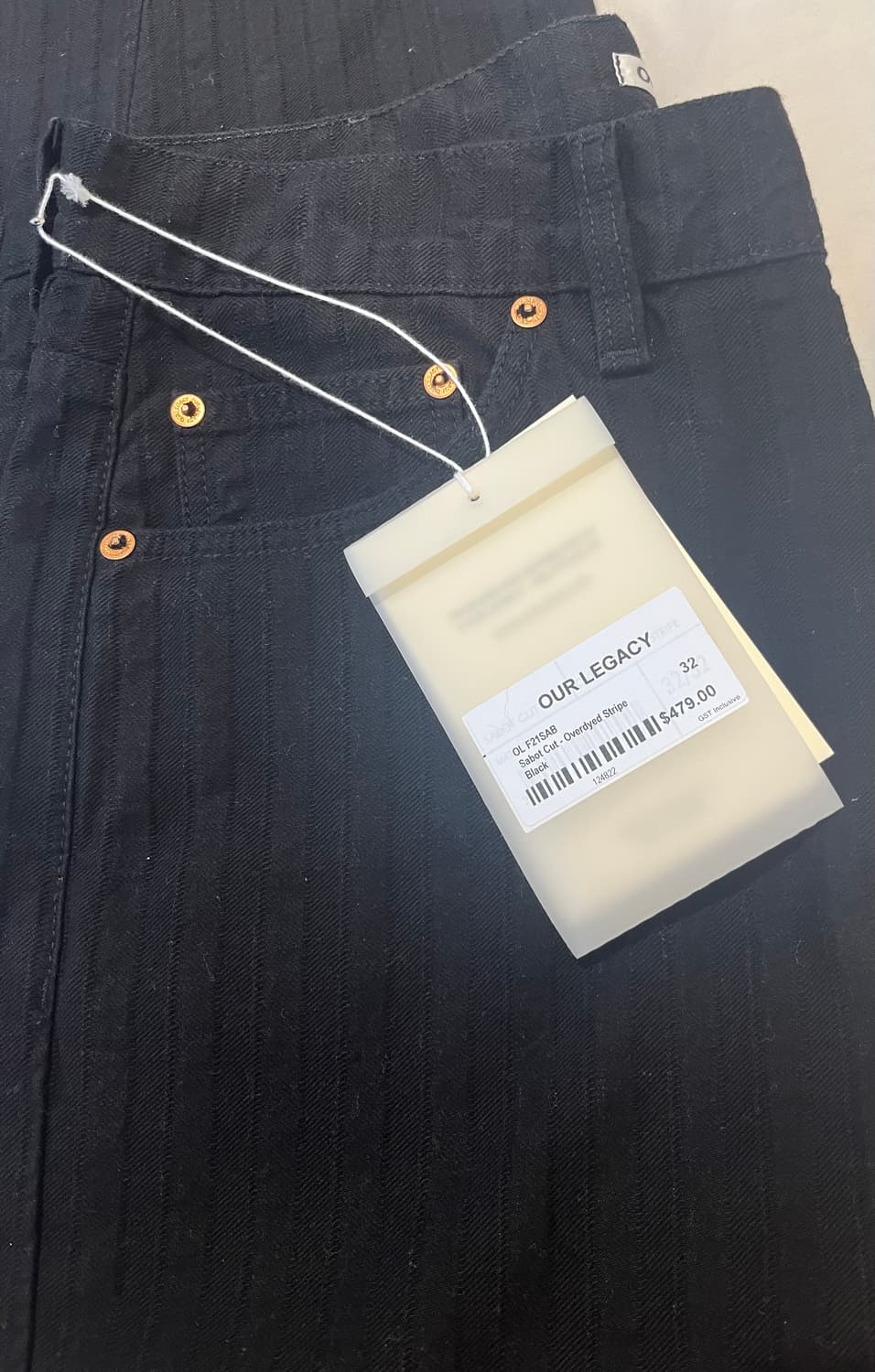 Our legacy Sabot Cut - Overdyed Stripe 상품이미지4