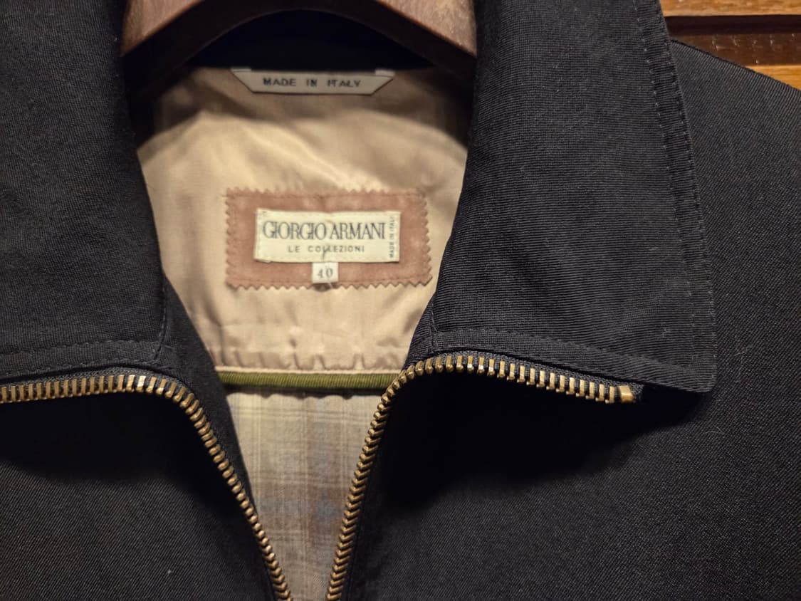 90'S 조르지오 아르마니 클래식 블루종  상품이미지2
