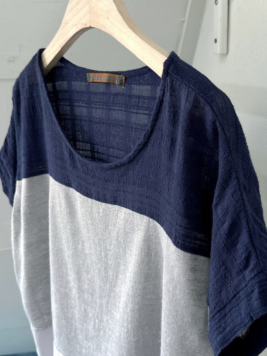 Design two tone panel wide top 상품이미지7