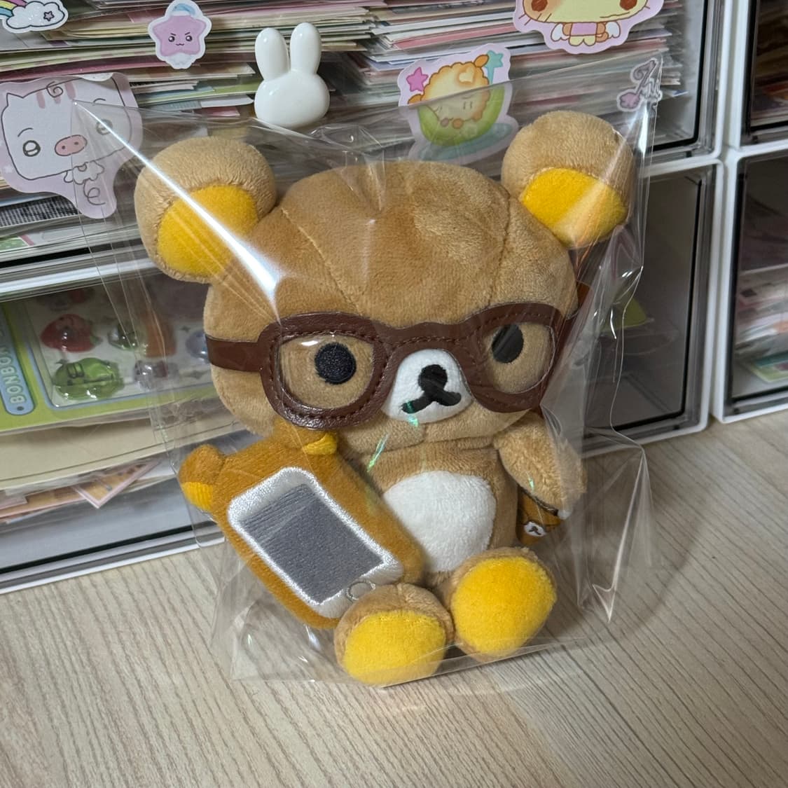 리락쿠마 JINS PC 콜라보 인형 상품이미지2