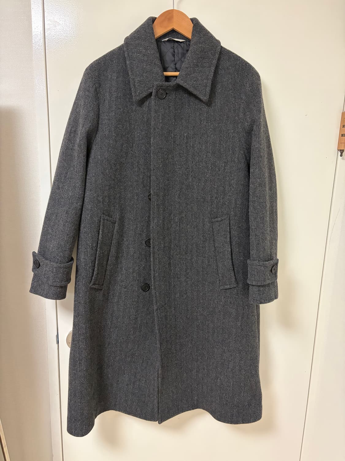 247시리즈 헤링본 맥코트 상품이미지1