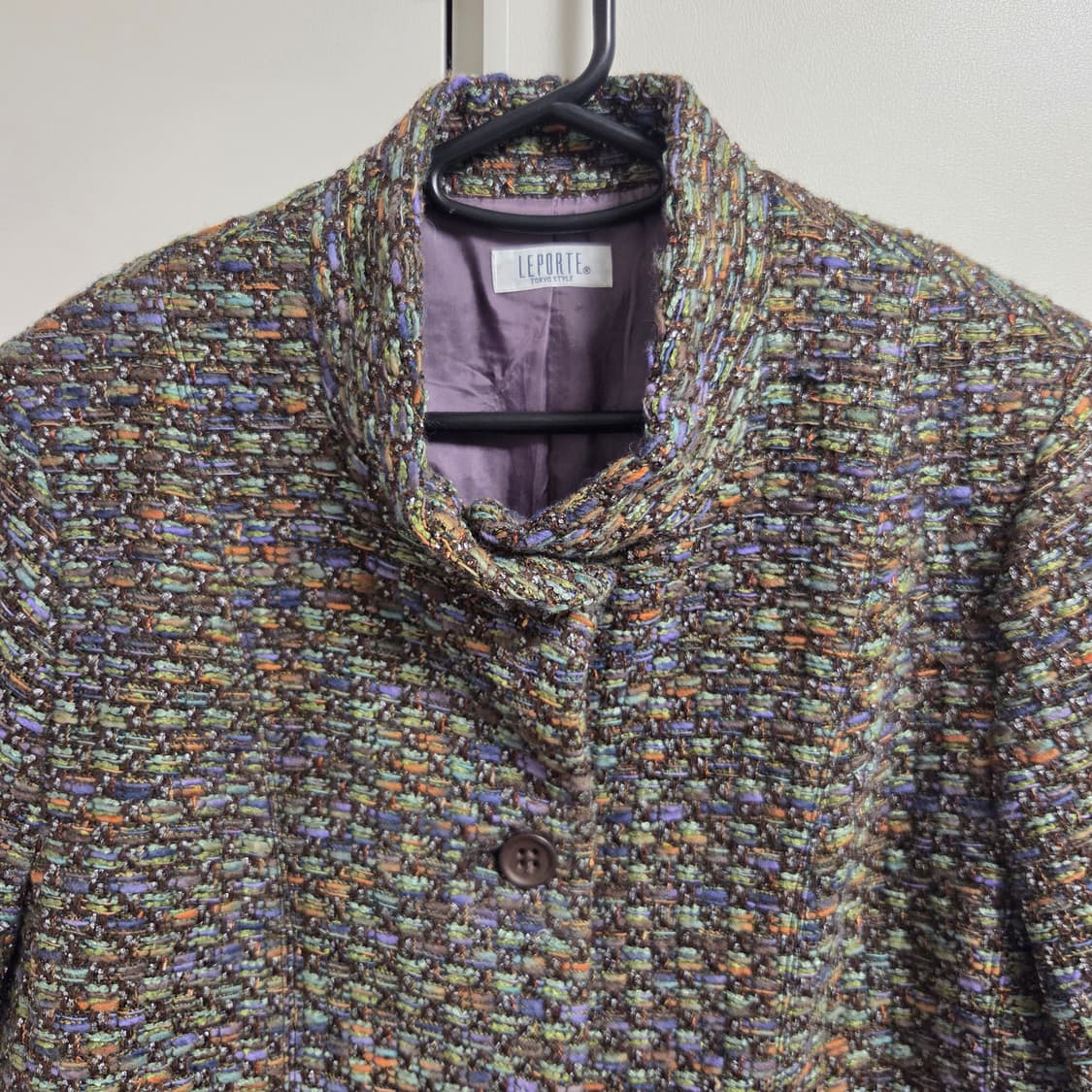Leporte 재팬 울 트위드 자켓 M-L 상품이미지2