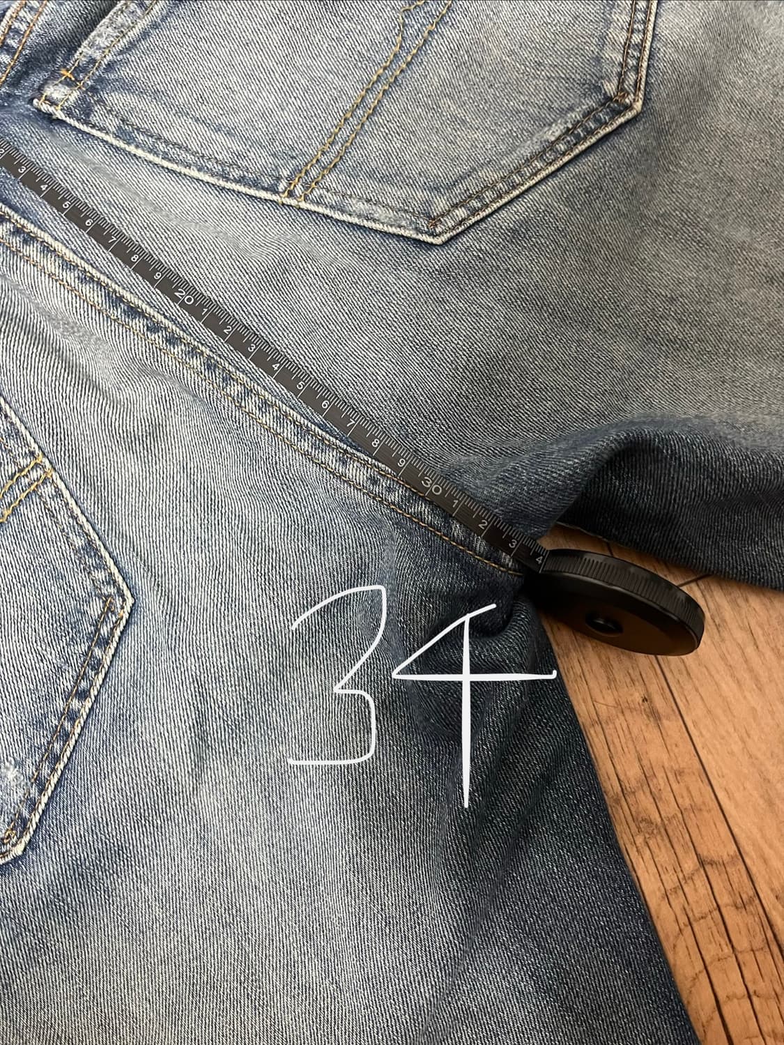 데님앤서플라이 랄프로렌 빈티지 워싱 데님 34 상품이미지8