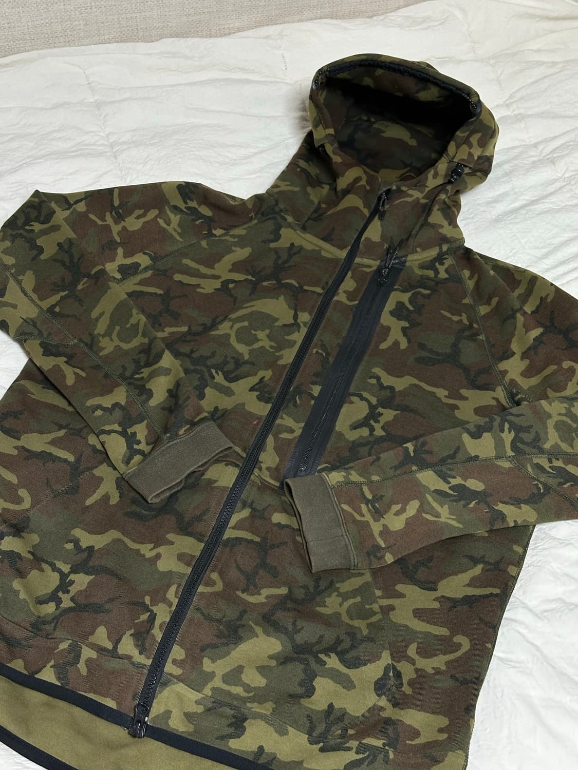 나이키  카모 테크플리스 후드 집업  라지 상품이미지2