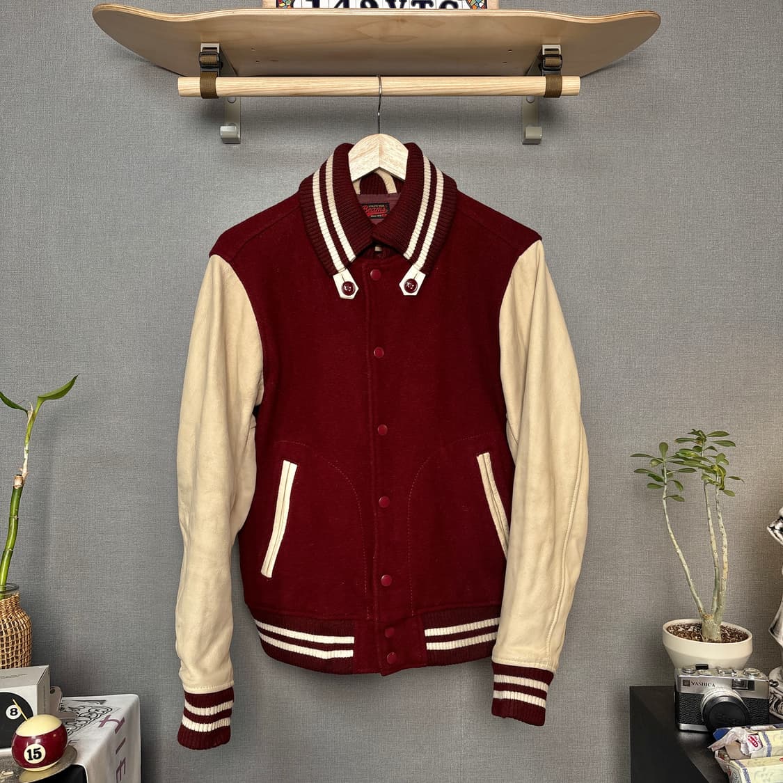 빔즈 빈티지 바시티자켓 상품이미지2