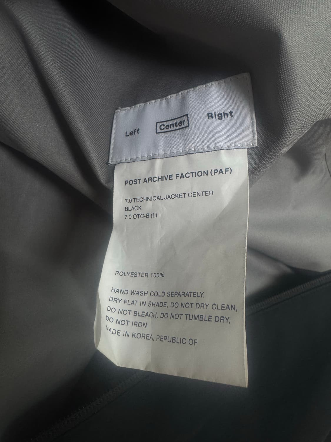 포스트아카이브팩션 7.0 센터 자켓 상품이미지3