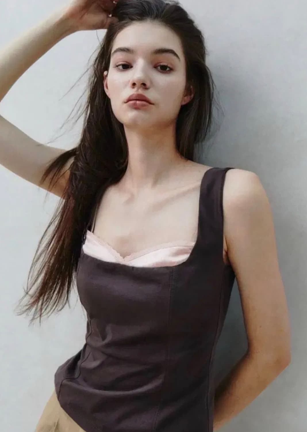 Rheme silk lace langerie 리임 실크 레이스 란제리 탑 상품이미지3