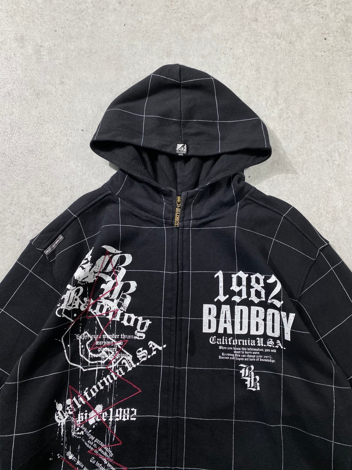 [XL] 00s Bad Boy 배드보이 올드스쿨 후드집업 상품이미지2
