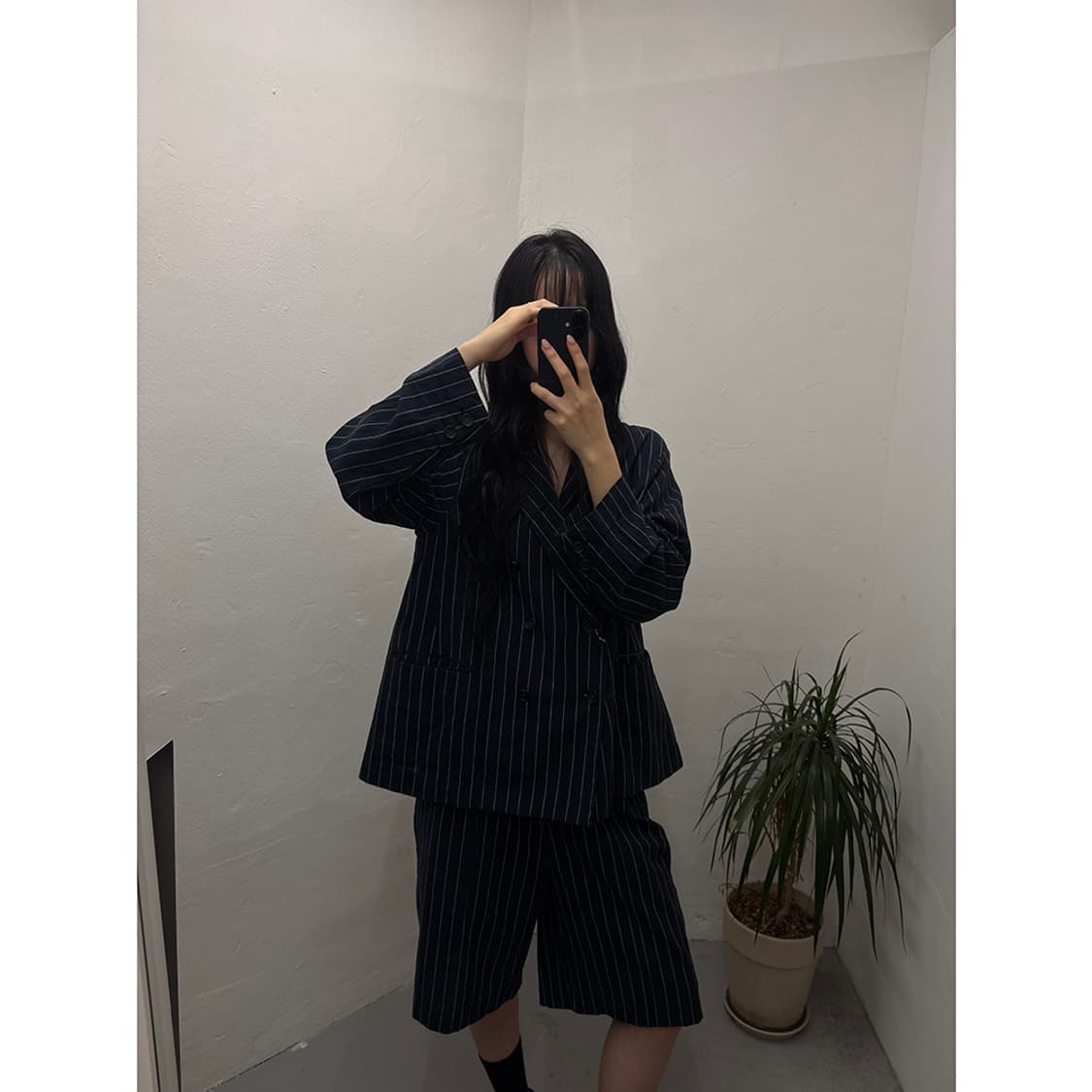 빔즈보이 BEAMS BOY Pinstripe Jacket 상품이미지2