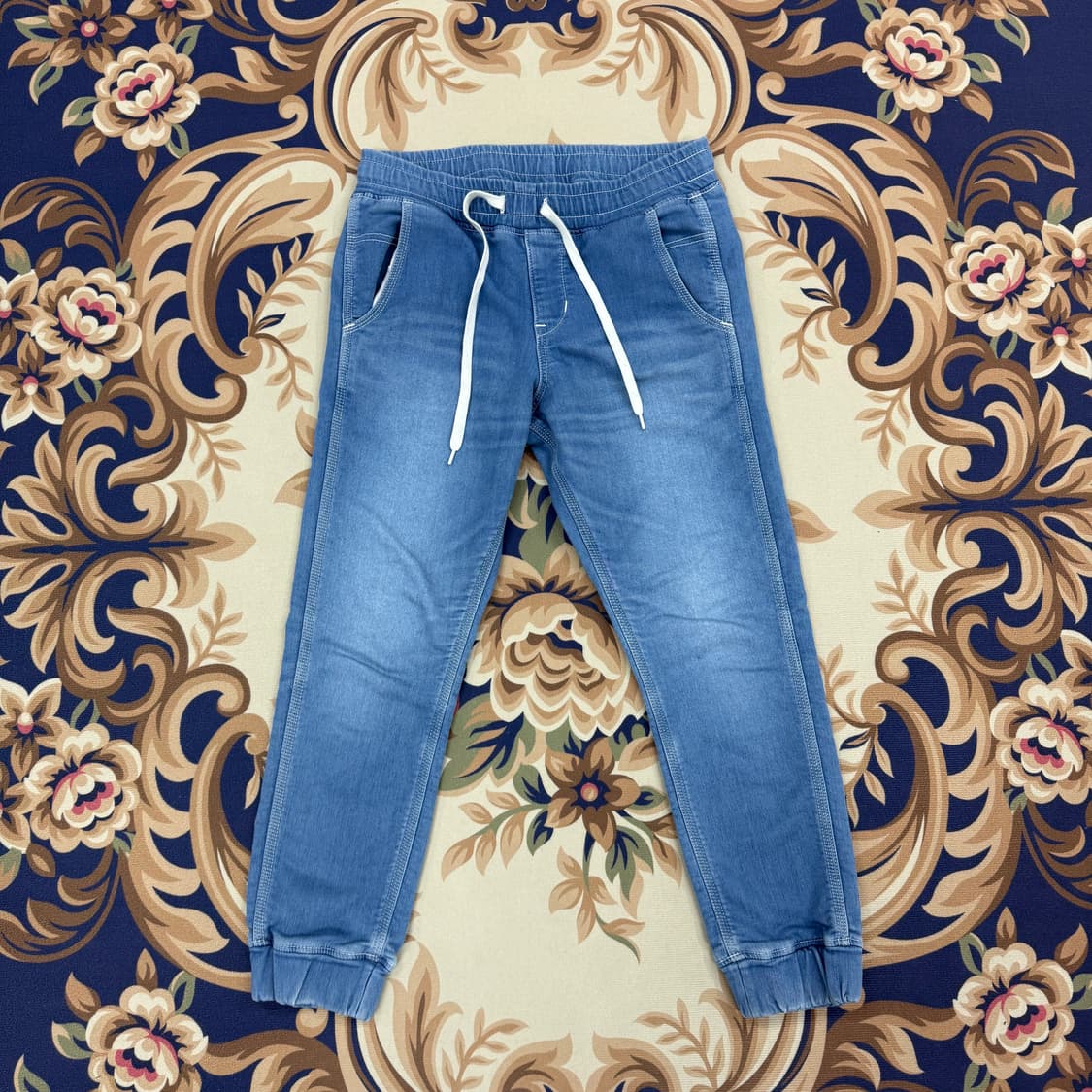 (우먼즈S) JPN 리 LEE 밴딩 조거 데님팬츠 상품이미지1