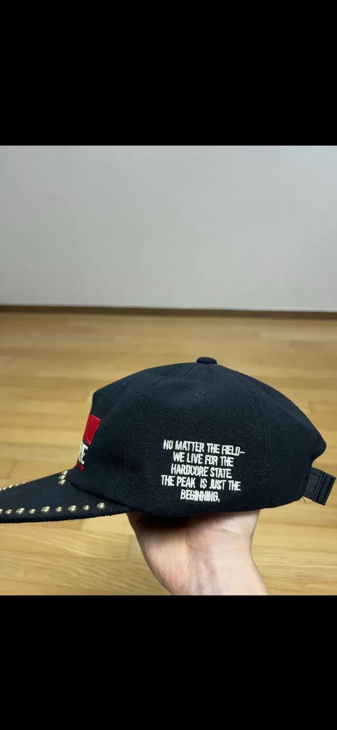 하드코어러버 모자 H.C STUD. BLACK. CAP. 상품이미지7