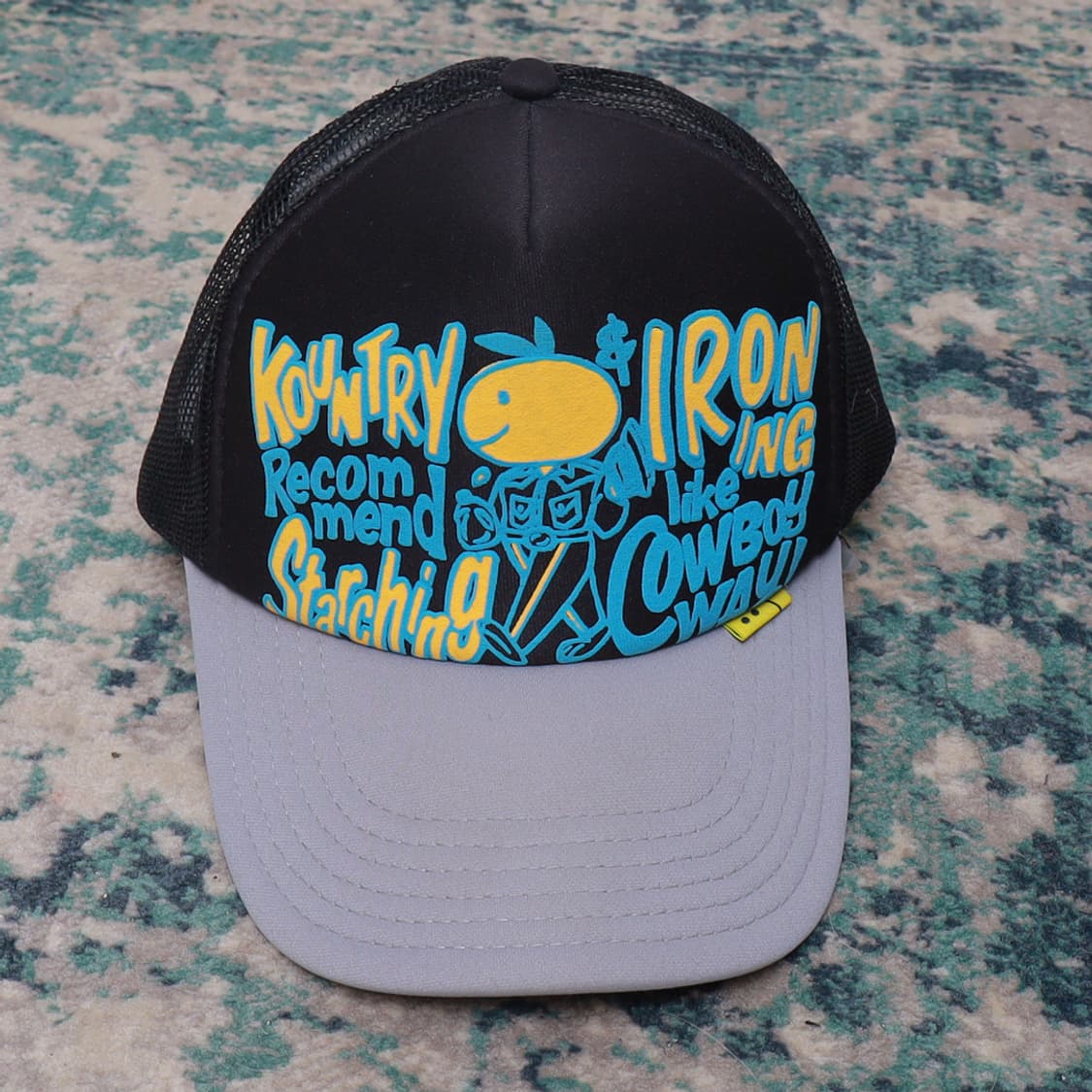 Kapital 캐피탈 코니카우보위 트러커 캡 블랙 정품 상품이미지2