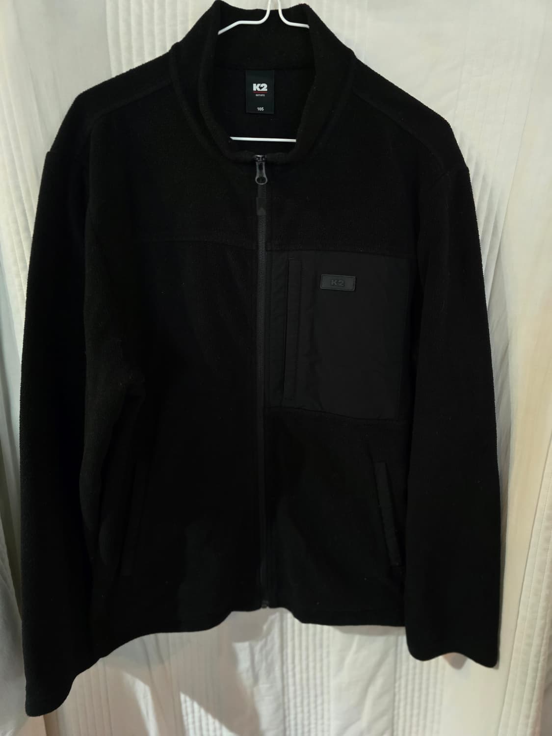 K2 검정색 플리스 자켓 상품이미지1