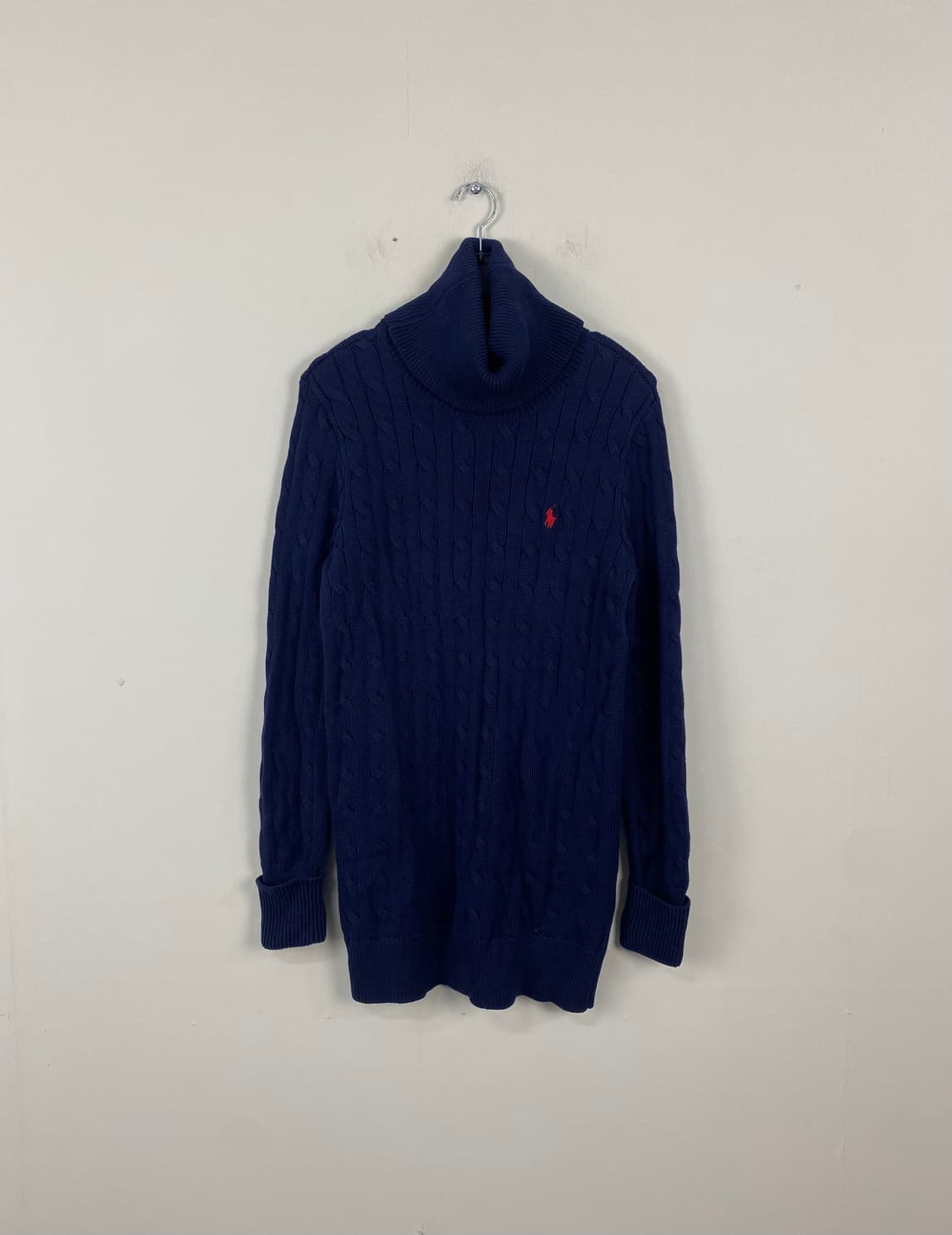 폴로 랄프로렌 꽈배기 니트 터틀넥 원피스 M <617> 상품이미지1