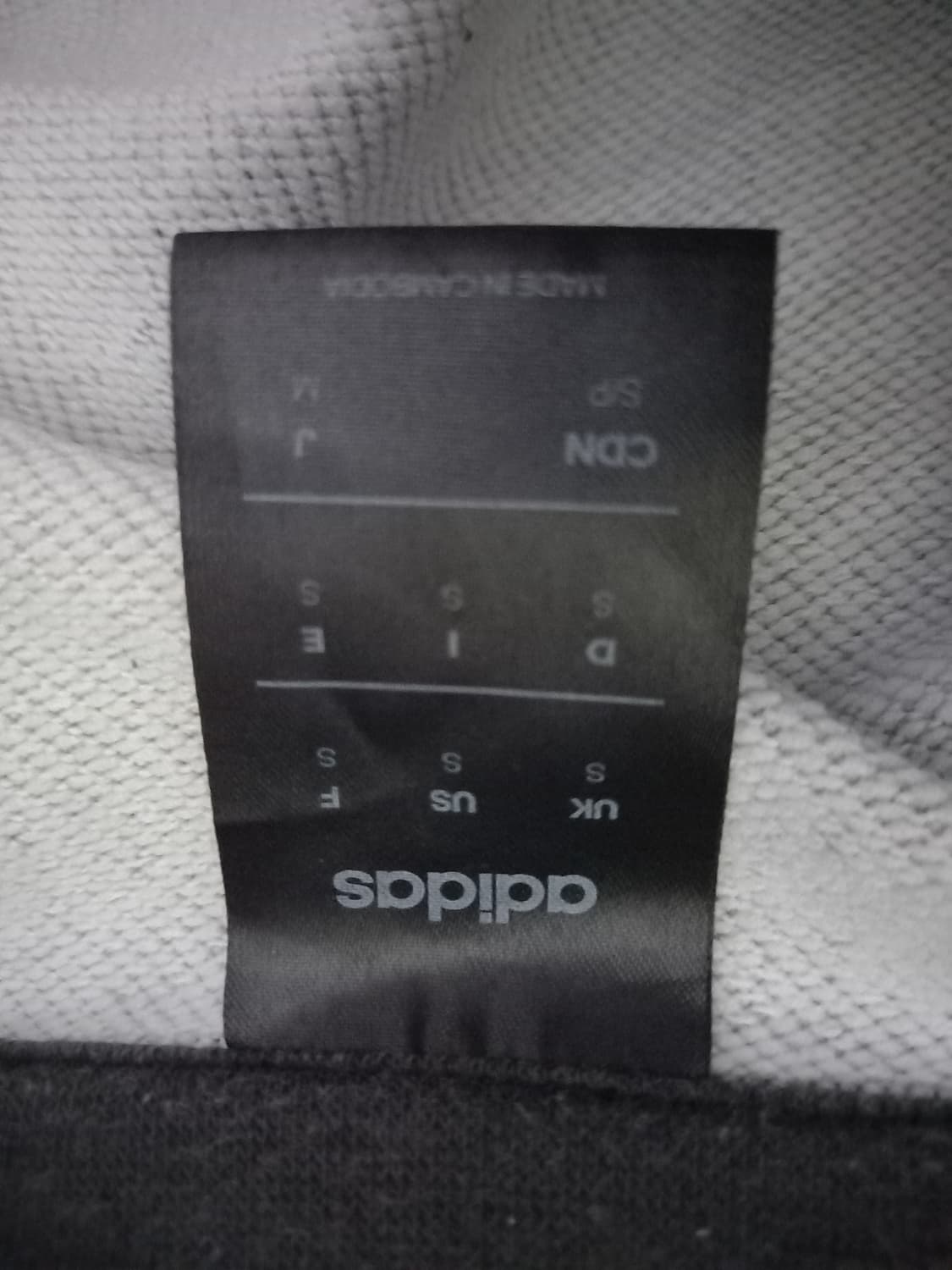 아디다스 희귀 회색 코튼 트랙탑 저지 셋업 90~95 상품이미지4