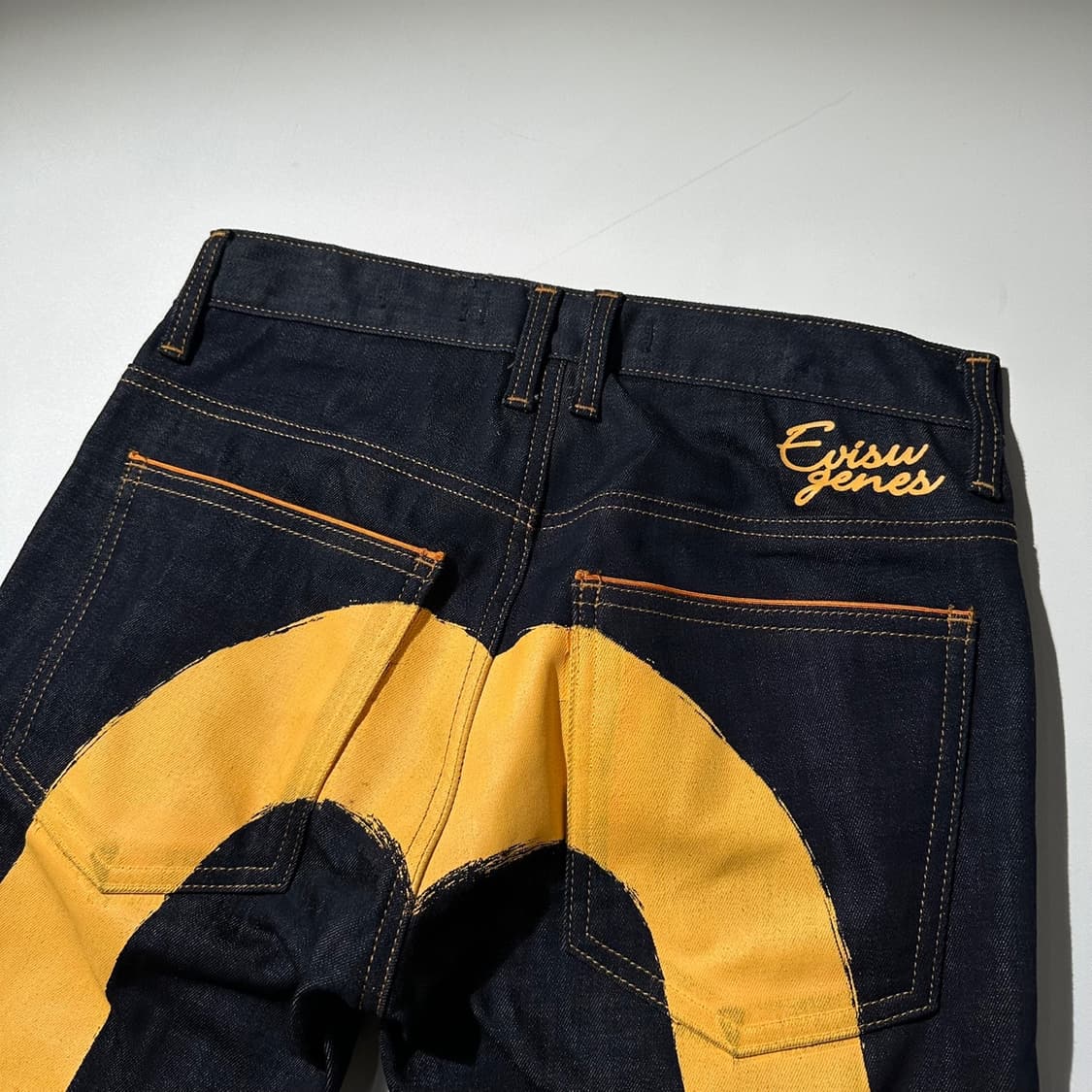 에비수 다이콕 슬림 스트레이트 데님 팬츠 상품이미지3