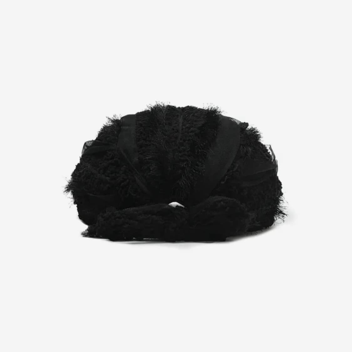 타입서비스 리본 헌팅캡 베레모 블랙 상품이미지3