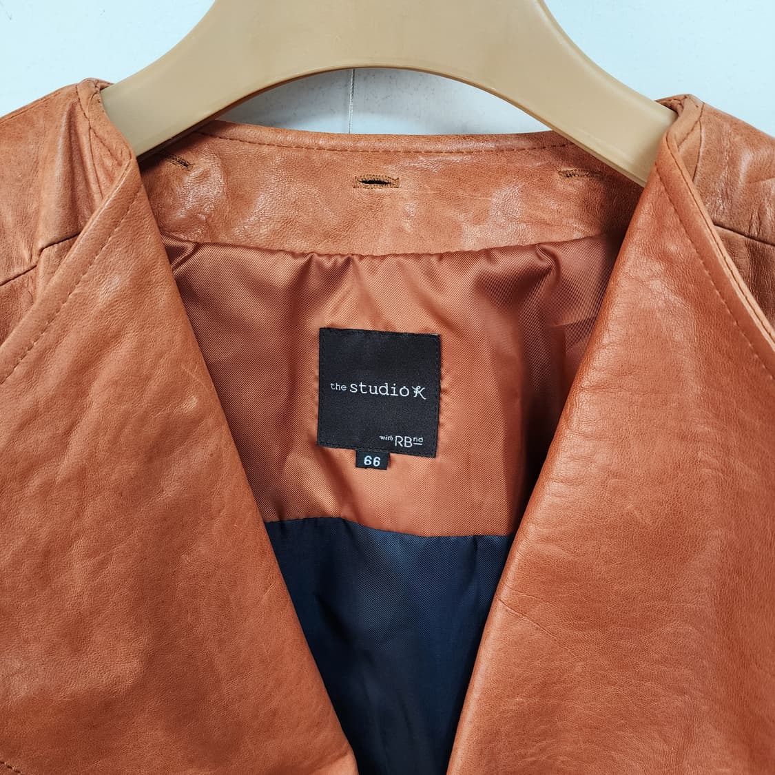 the스튜디오 오렌지 레더 자켓 상품이미지4