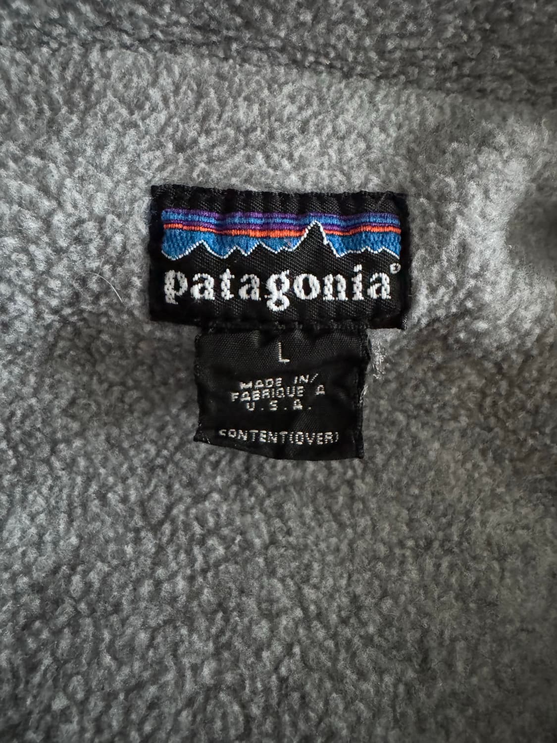 [L] USA 파타고니아 쉘드 신칠라 자켓 REWORK 네이비 상품이미지3