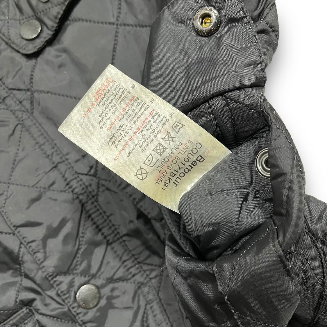 바버 인터내셔널 아리엘 슬림 다크 퀼팅자켓 상품이미지6