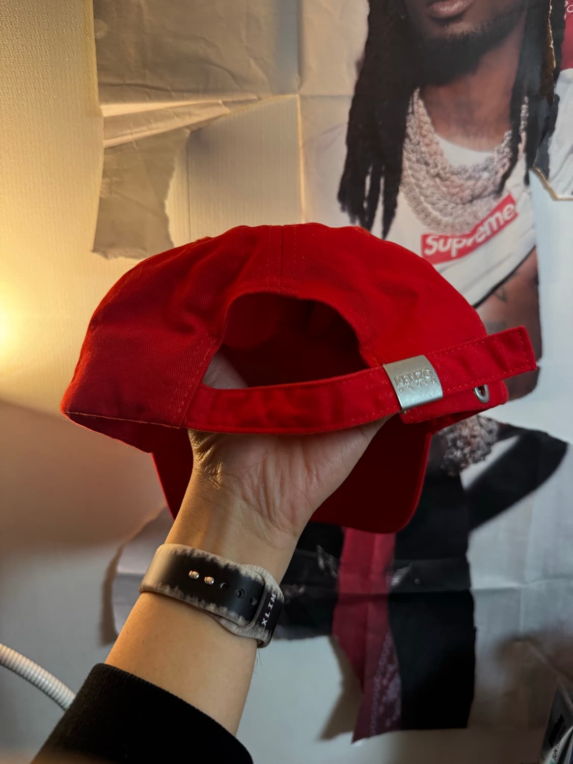 베르디 겐조 파리 캡 레드  상품이미지4