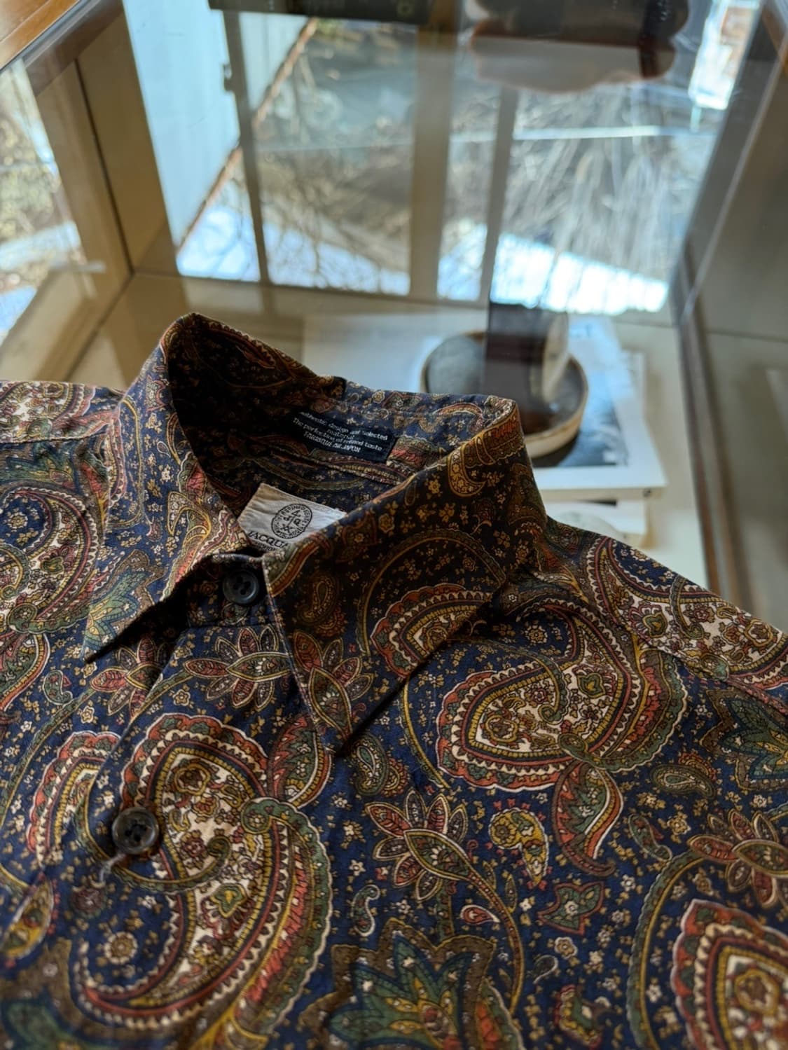 자콰드 페이즐리 셔츠 100 상품이미지7