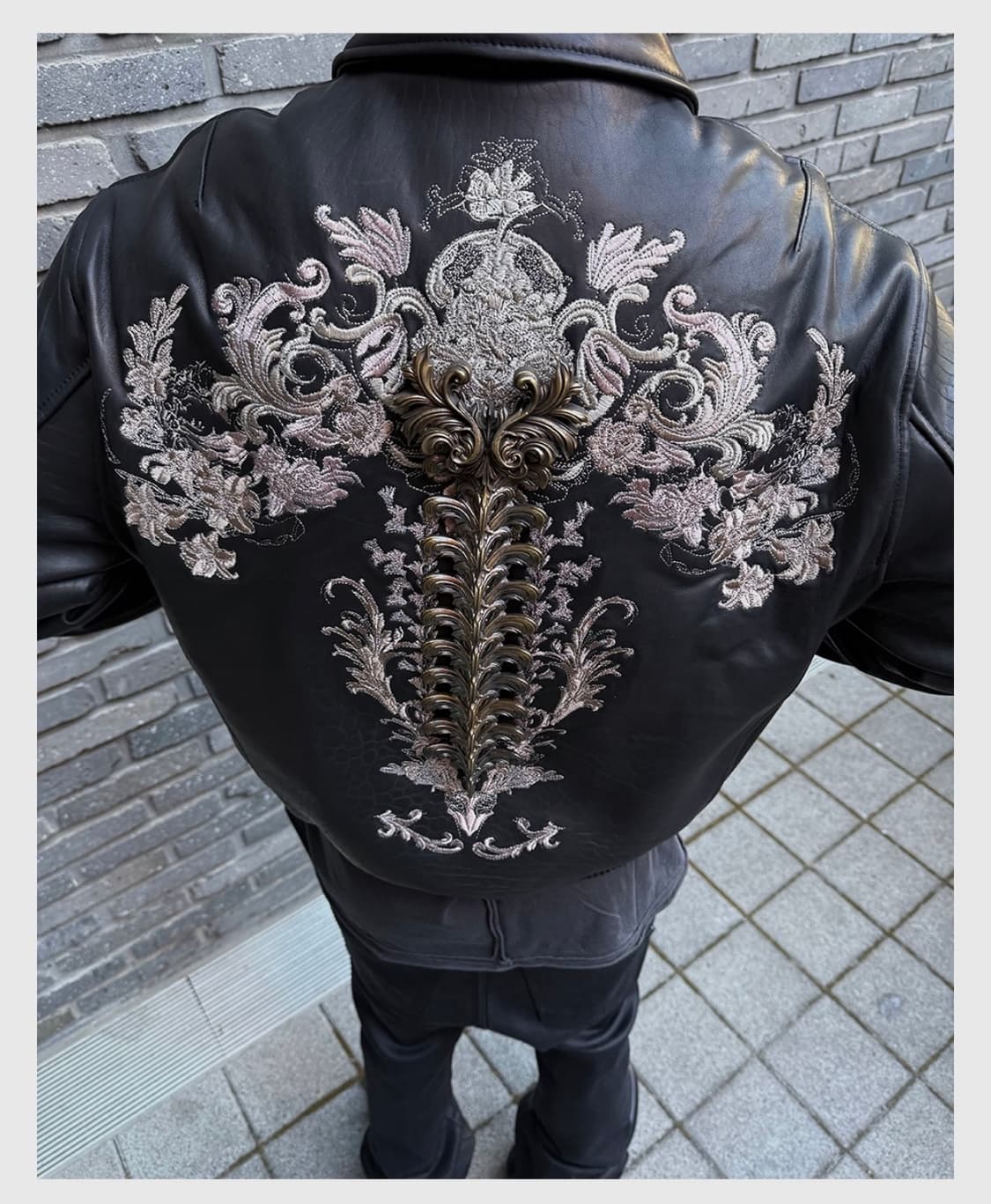 언더마이카 25fw JUSTICE PALACE OPULENT 레더자켓 2 상품이미지1