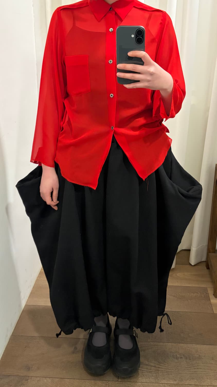 Side Transformed Balloon Shirring Skirt  상품이미지9