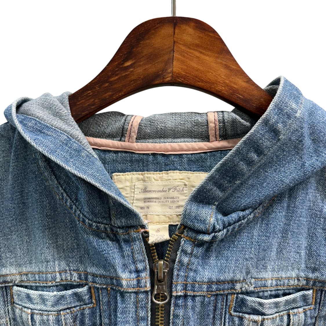 [S] 아베크롬비 딱붙핏 데님 집업 상품이미지4