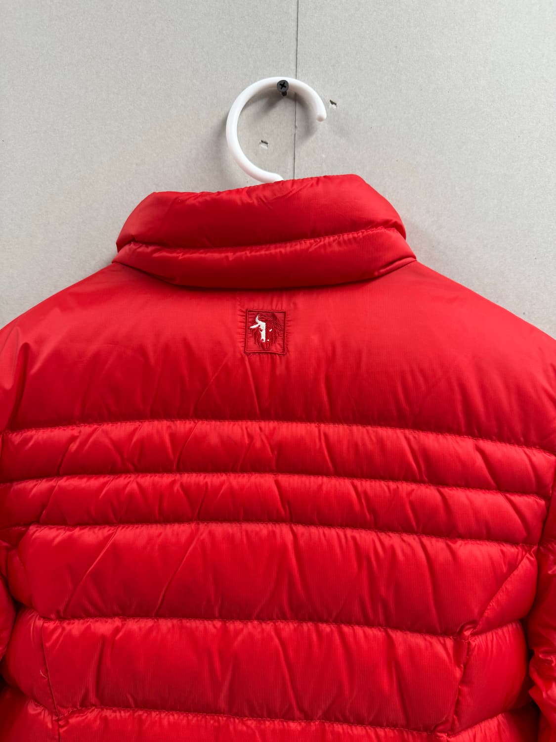 여성 90 / 블랙야크 오리털 중 경량패딩 레드 상품이미지7