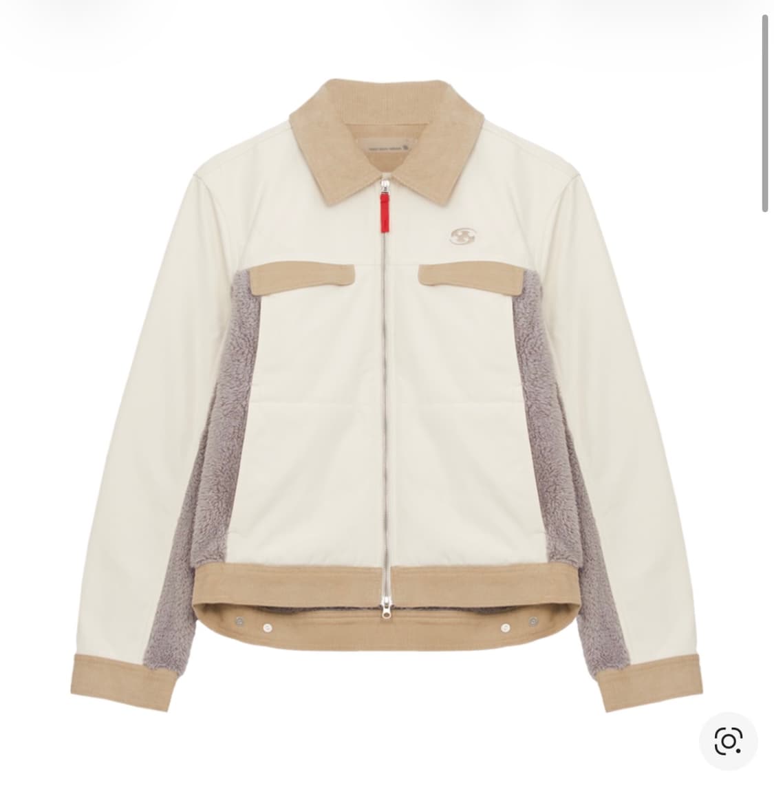 산산기어 믹스드 트러커 자켓 아이보리 사이즈3 상품이미지1