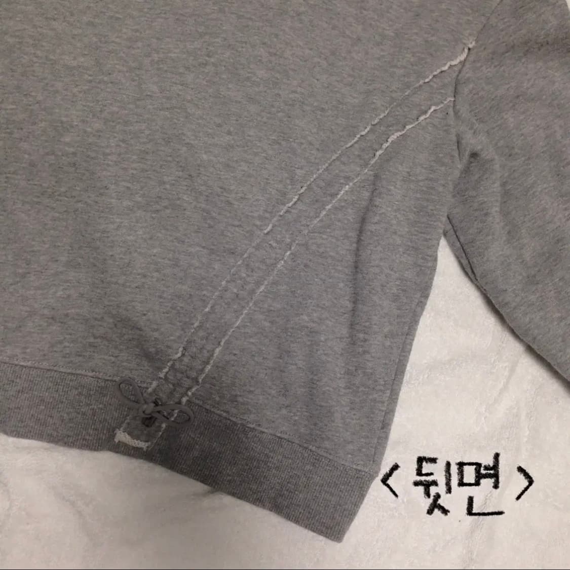 오디너리 홀리데이 셔링 오버핏 후드티 상품이미지10