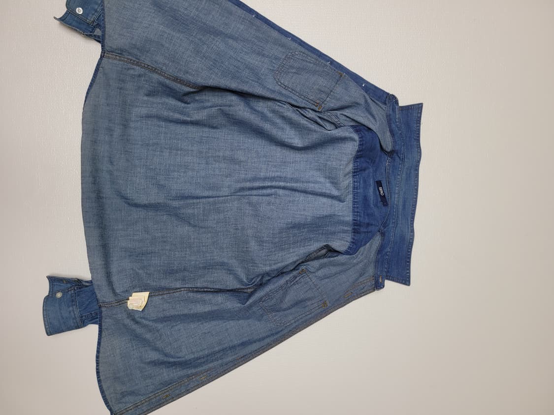 스파오 SPAO 남자 데님셔츠 L 블루 상품이미지8