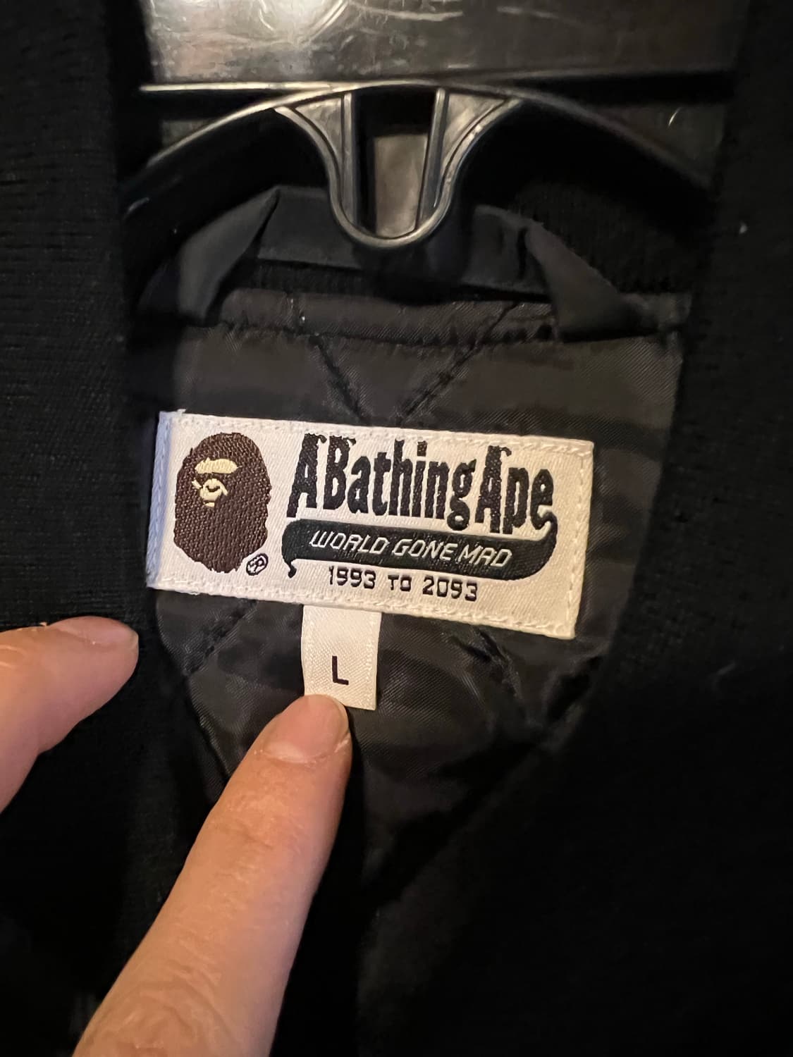 00s 베이프 바시티 자켓(L) 상품이미지8