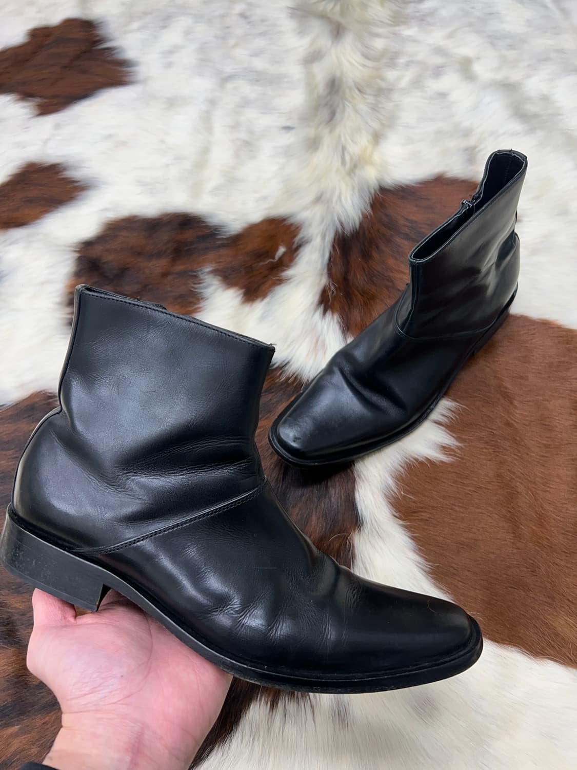 Yohji Yamamoto X BRUNO BORDESE 사이드 지퍼 부츠 상품이미지2