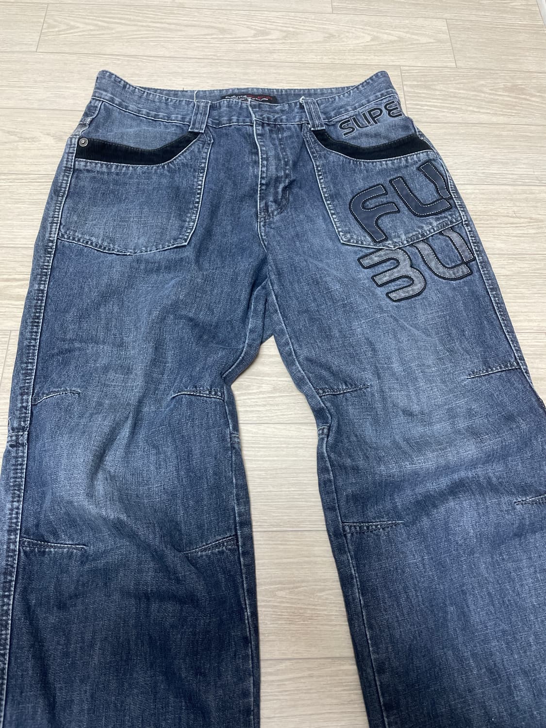 후부 올드스쿨 와이드팬츠 32 상품이미지1