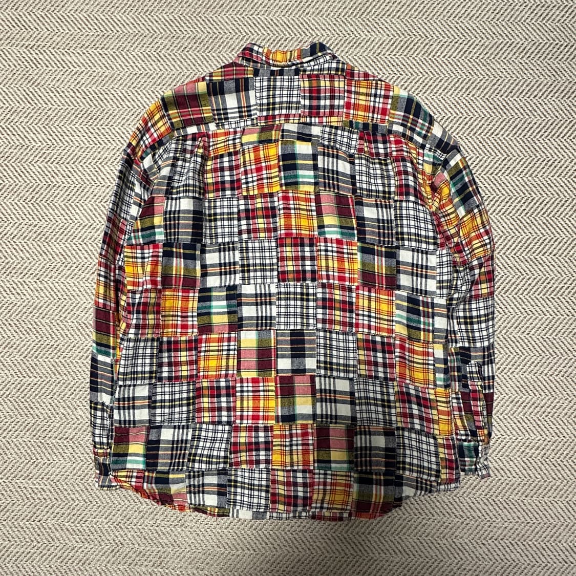 CAL O LINE japan made patchwork shirt 상품이미지2