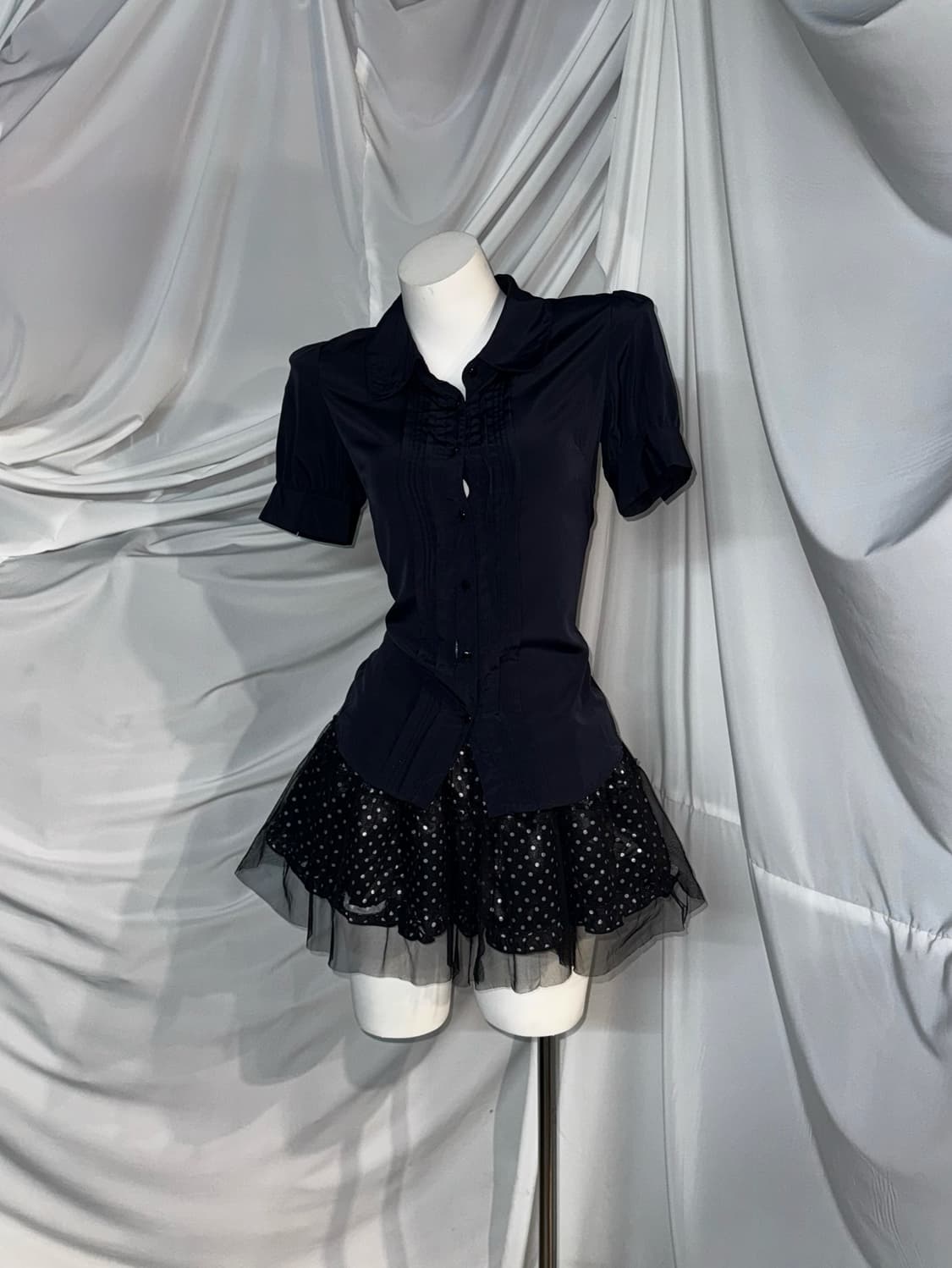 무채색 데일리 미와코깔 무채색 니혼진 코디세트  상품이미지3