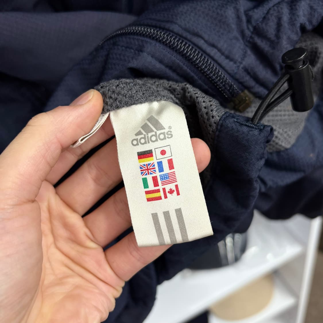 (M) 아디다스 올드스쿨 사이드라인 바람막이 자켓 상품이미지6