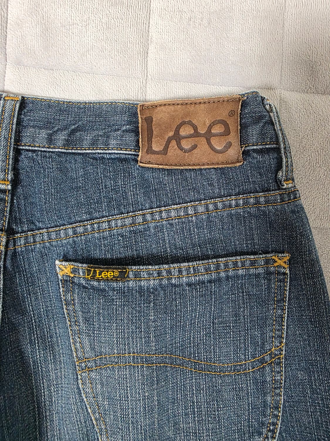 [31] lee 빈티지 워싱 스트레이트 청바지 상품이미지3