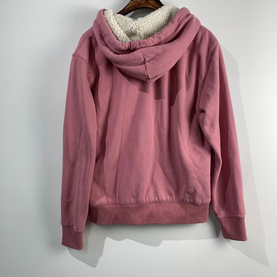 후아유 y2k 와투케 딸기우유 양털 후드집업 상품이미지3