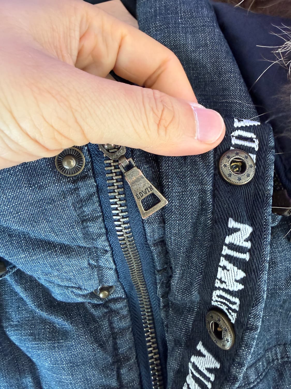 에드윈(EDWIN) 데님 덕다운 패딩 상품이미지6