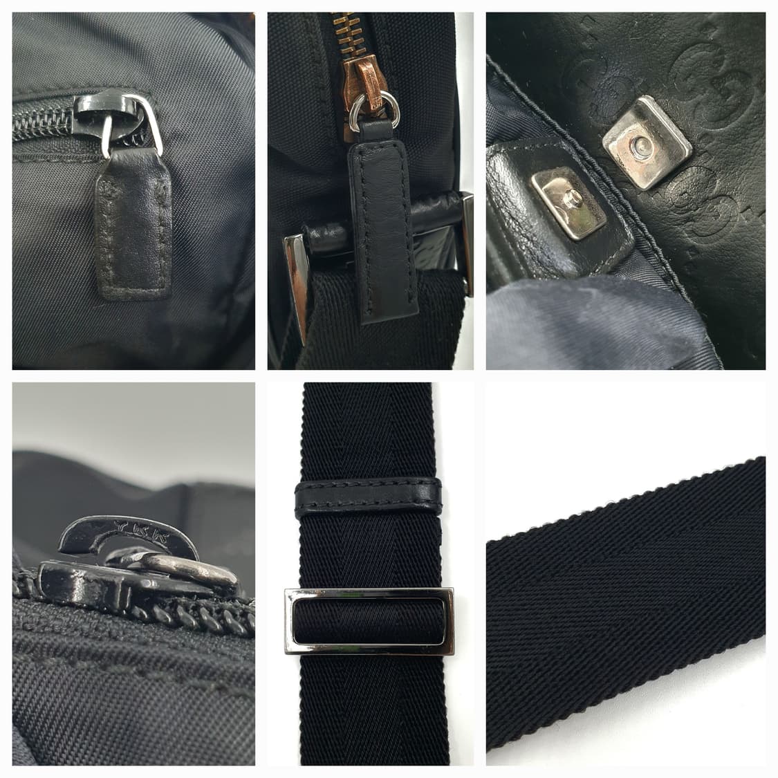 구찌 GG 수프림 블랙 메신저백 크로스백 숄더백 상품이미지6