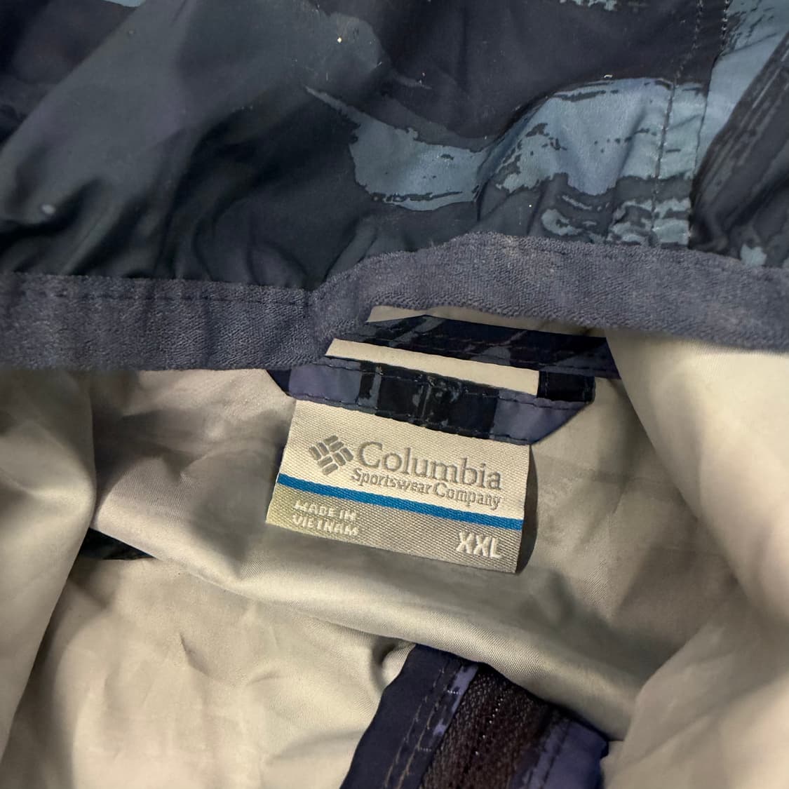 [ 정품/XXL ] 컬럼비아 카모플라쥬 후드 바람막이 자켓 상품이미지5