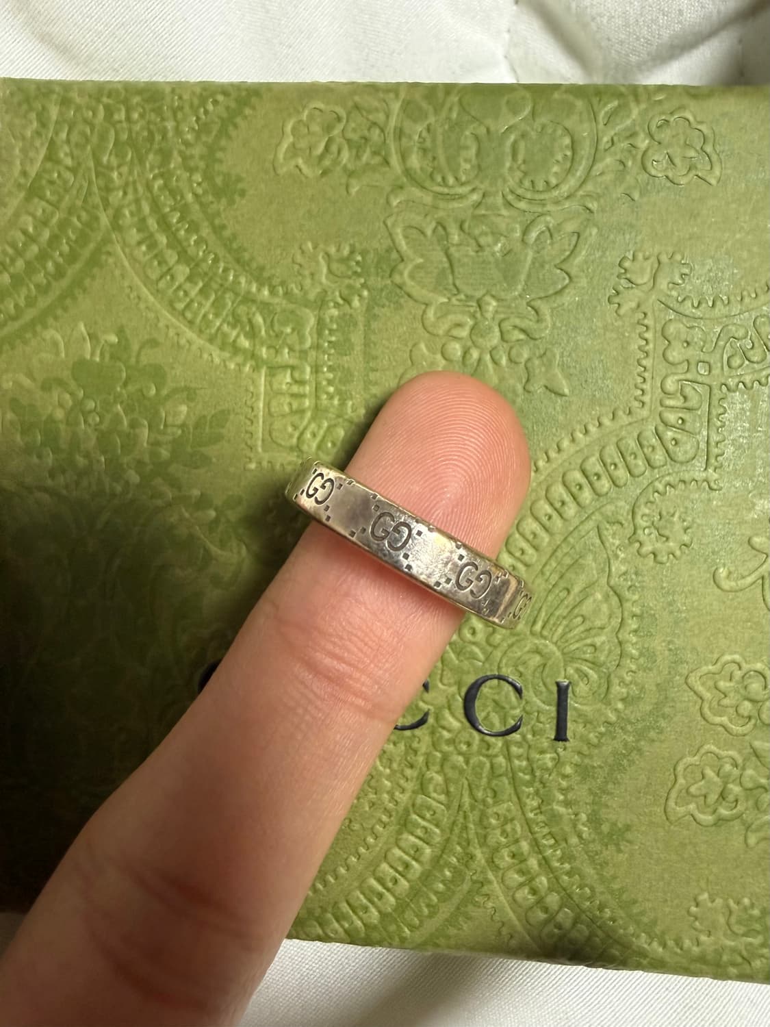 구찌 시그니쳐 GG 링 925 스털링 실버 상품이미지2