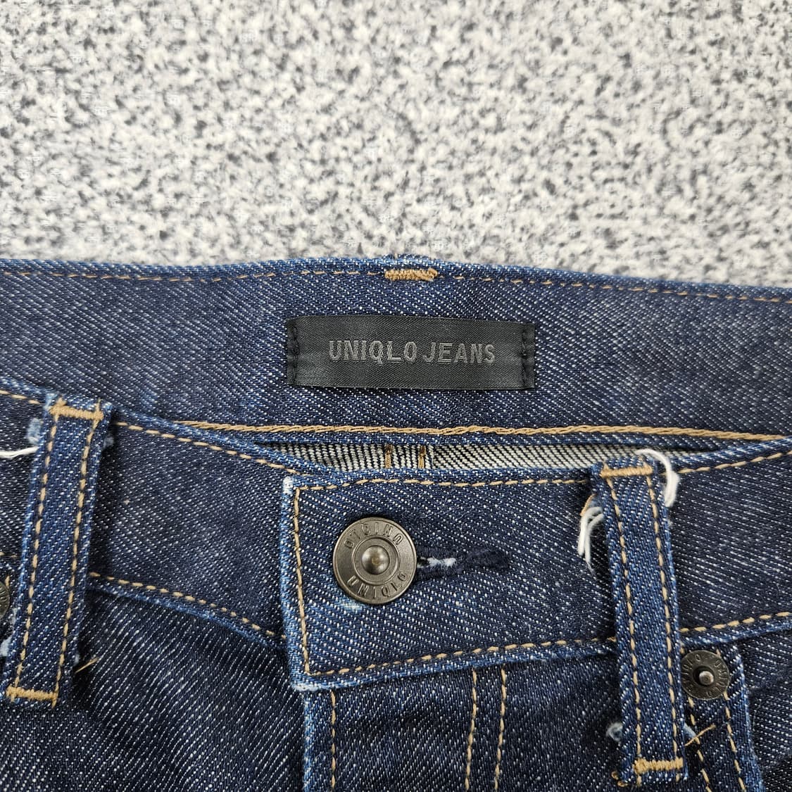 [74] 유니클로  셀비지 생지 진 청바지 1106JM1 상품이미지3